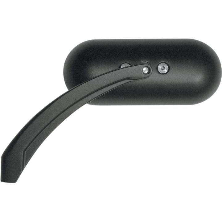 Backspegel HOTOP Oval DRAG SPECIALTIES Mattsvart – bild 2