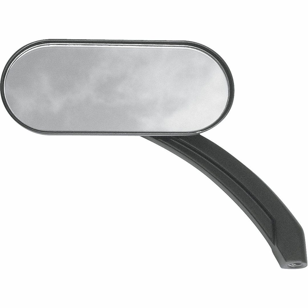Backspegel HOTOP Oval DRAG SPECIALTIES Mattsvart