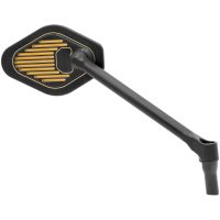 Backspegel Justerbar Lång Stång Svart/Guld DRAG SPECIALTIES