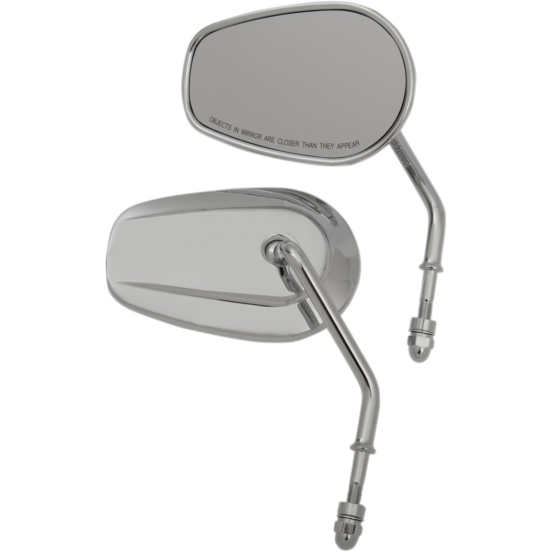 Backspegel Oem-style Teardrop Svart Aluminium DRAG SPECIALTIES Spegel