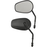 Backspegel Oem-style Teardrop Svart Aluminium DRAG SPECIALTIES