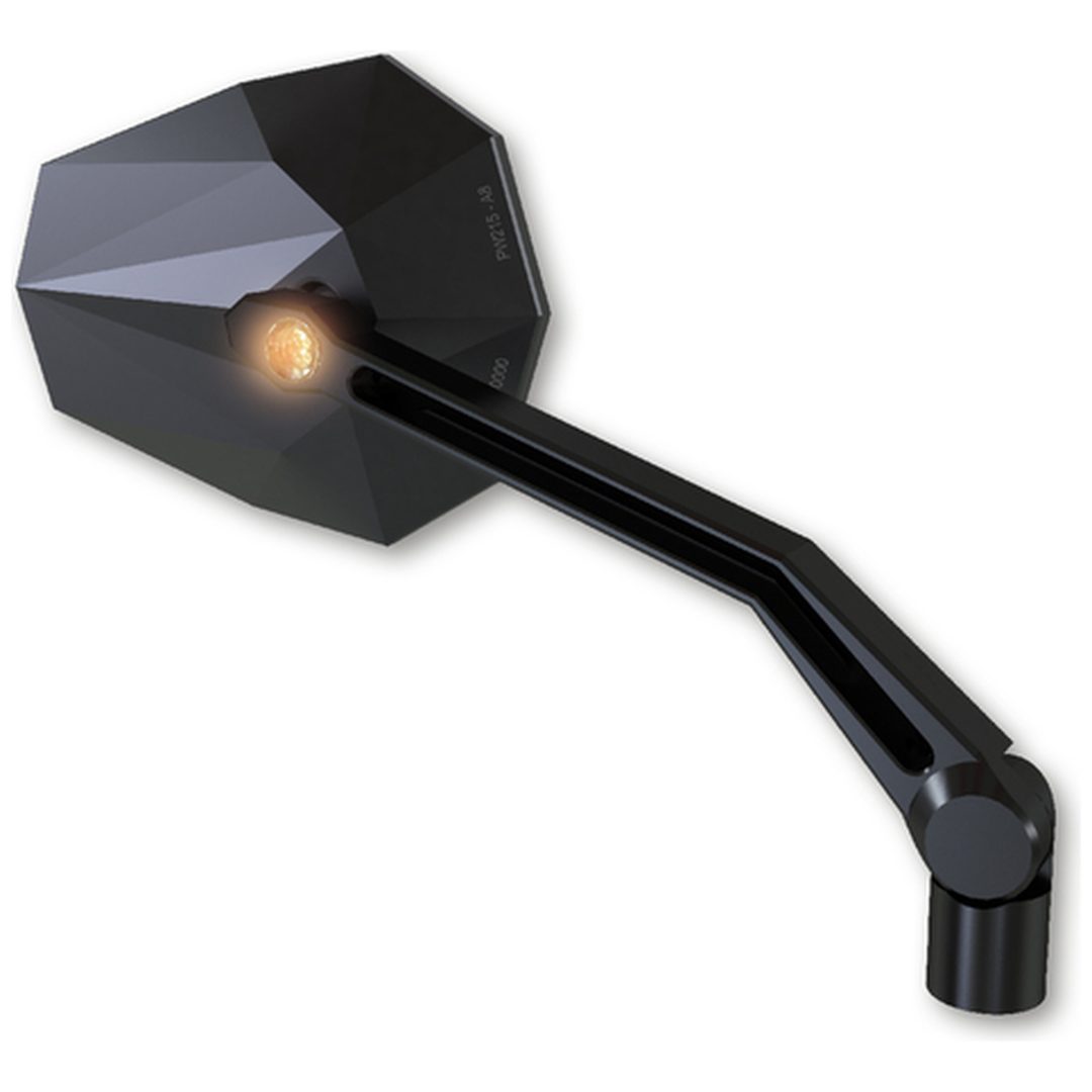 Backspegel pro STEALTH-X2 med LED-blinkers Svart HIGHSIDER – bild 2