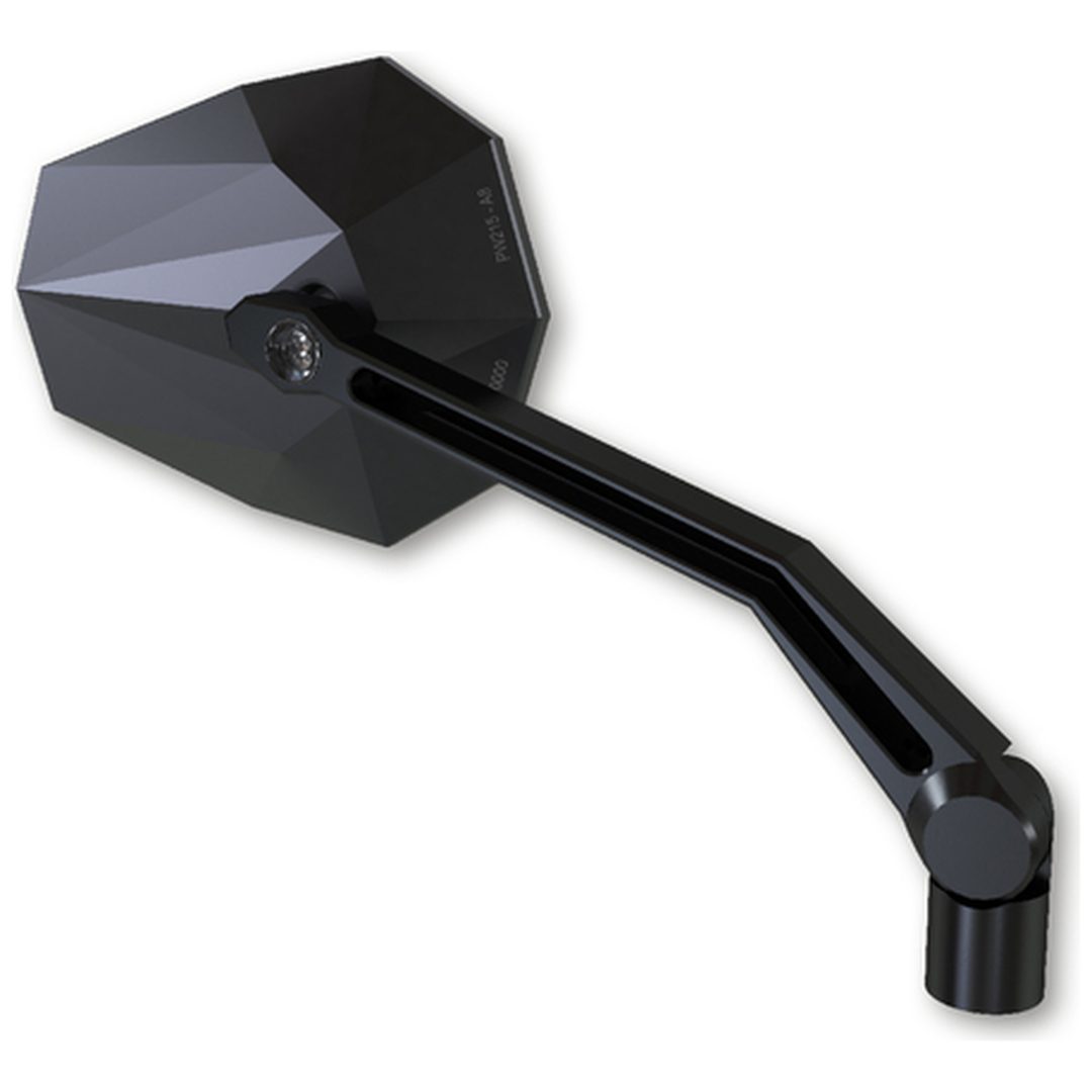 Backspegel pro STEALTH-X2 med LED-blinkers Svart HIGHSIDER