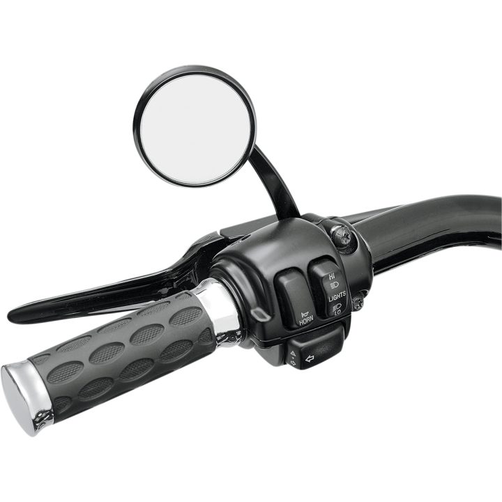 Backspegel Shooter Svart/Anodiserad Svart Aluminium TODDS CYCLE Spegel – bild 2