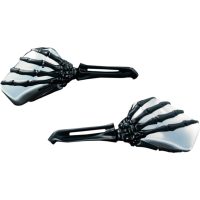 Backspegel Skeleton Krom/Svart KURYAKYN