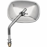 Backspegel Stamped Steel Silver/Krom Stål EMGO