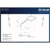 Backspegel Stratos Svart Aluminium GILLES TOOLING – miniatyr 6