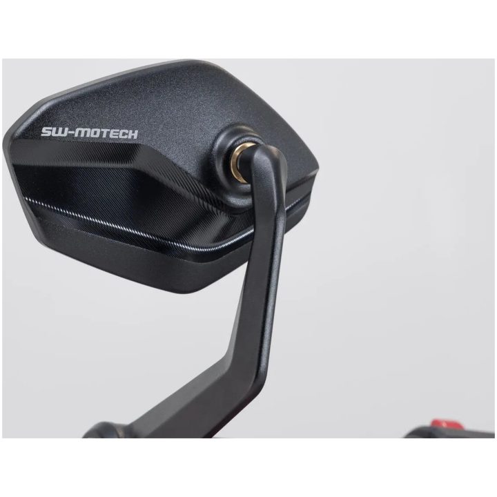 Backspegel Styre Ände Anodiserad Svart SW-MOTECH – bild 6