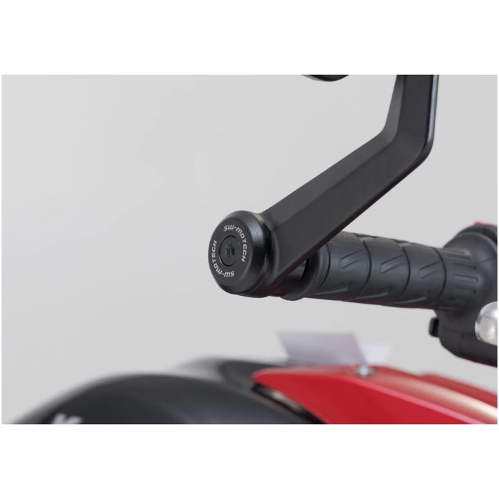 Backspegel Styre Ände Anodiserad Svart SW-MOTECH – bild 7