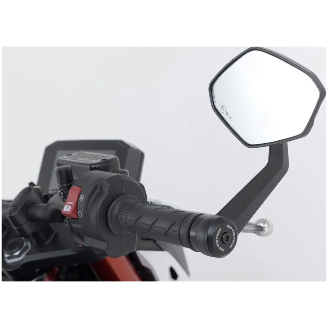 Backspegel Styre Ände Svart SW-MOTECH – bild 2