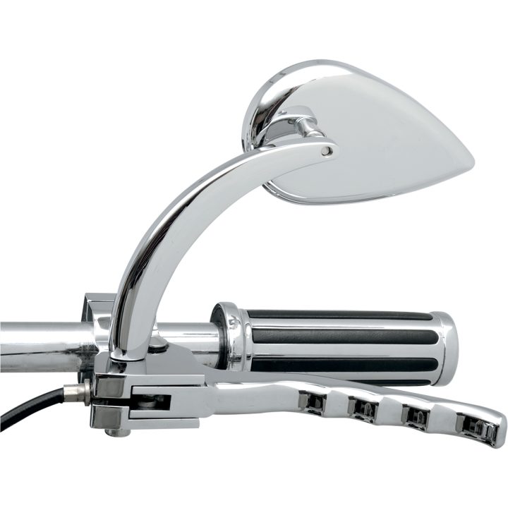 Backspegel Tear-Drop Krom DRAG SPECIALTIES Lång Arm - 1 st i paketet – bild 2