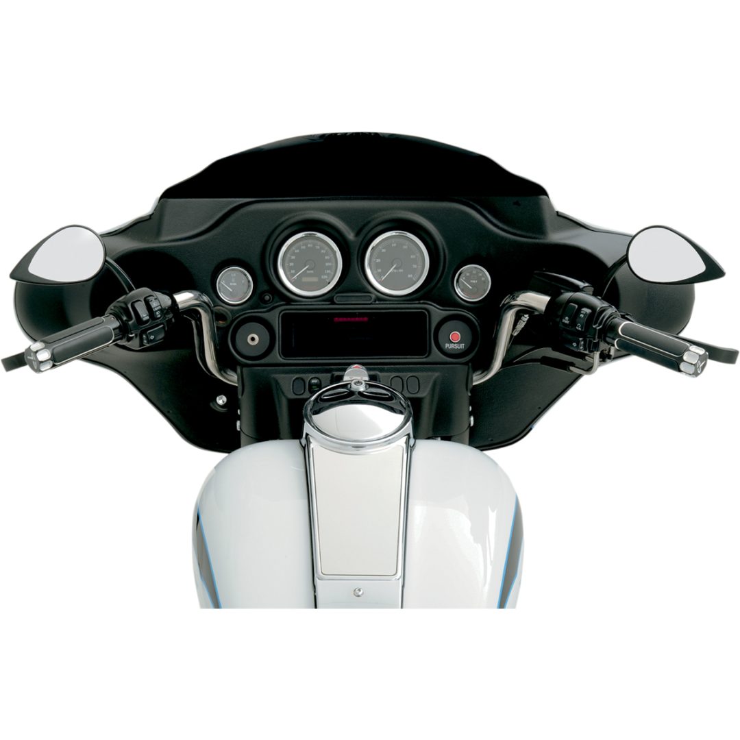Backspegel Tear-Drop Svart DRAG SPECIALTIES Kort arm - 1 st i paketet – bild 3