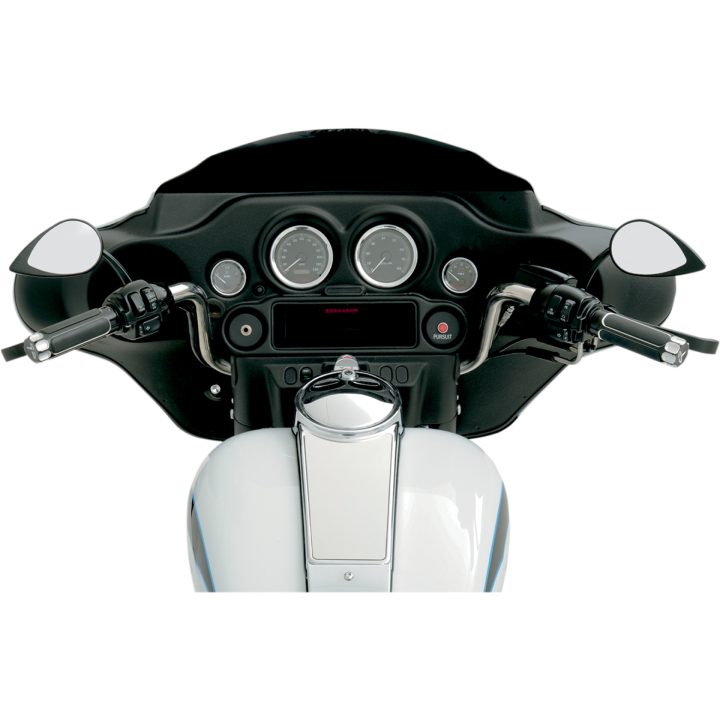 Backspegel Tear-Drop Svart DRAG SPECIALTIES Kort arm - 1 st i paketet – bild 3