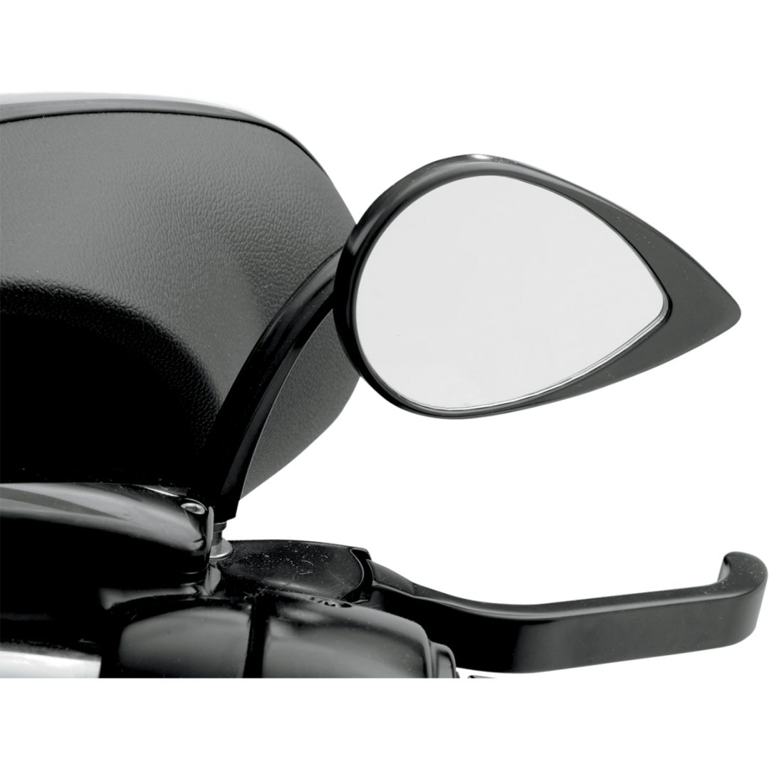 Backspegel Tear-Drop Svart DRAG SPECIALTIES Kort arm - 1 st i paketet – bild 2