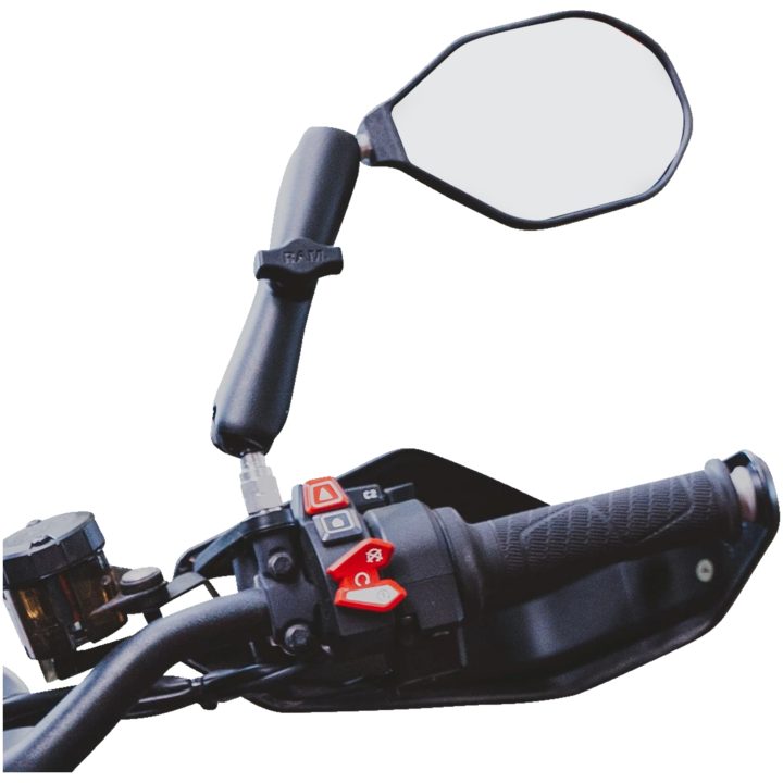 Backspegel Tough-mirror Vänster Med Kula Svart RAM MOUNTS – bild 3