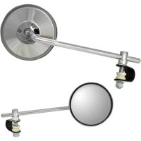 Backspegel Universal Klämma På Silver PARTS UNLIMITED