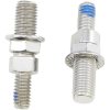 Backspegeladapter Rostfritt Stål Silver KURYAKYN Adapter – miniatyr 1