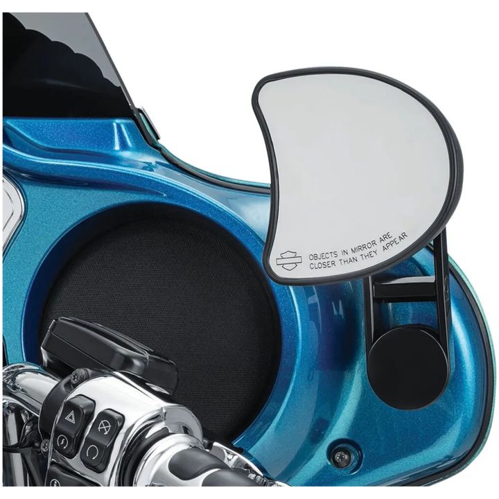Backspegelfäste Justerbart Drop Svart Anodiserad Billet Aluminium KURYAKYN Fäste – bild 9