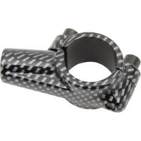 Backspegelfäste Styre Kolfiber/Svart Aluminium EMGO