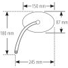 Backspeglar Sempione Svart HIGHSIDER Par / M10 x 1.25 – miniatyr 6