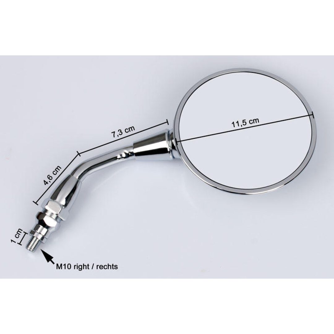 Backspeglar Standard ECE EMGO Höger / Chrome