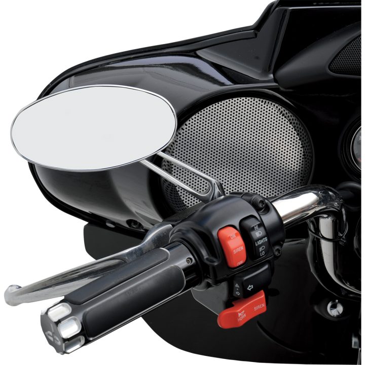 Backspeglar Stealth I Blue Sapphire Drag Specialties Chrome / Styck – bild 2