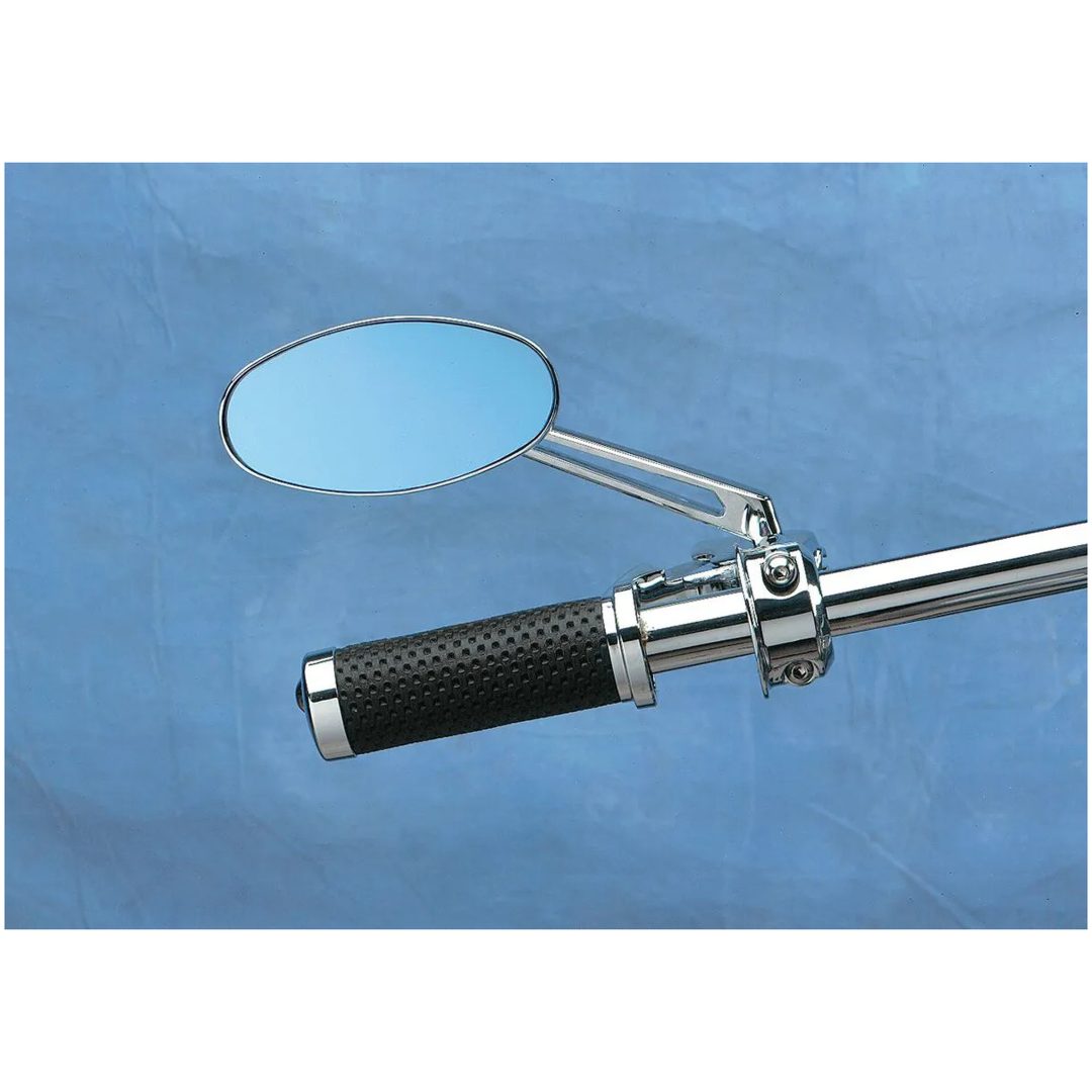 Backspeglar Stealth II Blue Sapphire Drag Specialties 15cm Chrome/Styck – bild 3