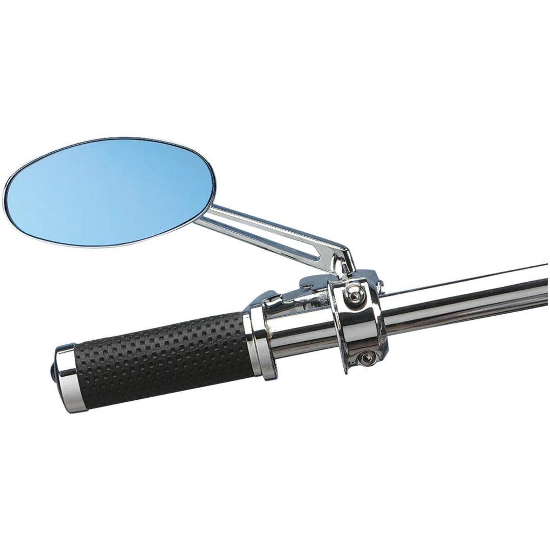 Backspeglar Stealth II Blue Sapphire Drag Specialties 15cm Chrome/Styck – bild 4