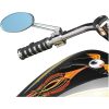 Backspeglar Stealth II Blue Sapphire Drag Specialties 15cm Chrome/Styck – miniatyr 5