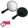 Backspeglar Svart Rund HIGHSIDER – miniatyr 2