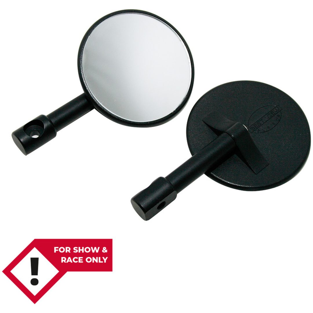 Backspeglar Svart Rund HIGHSIDER – bild 2