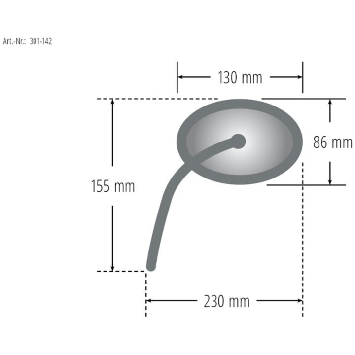 Backspeglar Svart SHINYO – bild 3