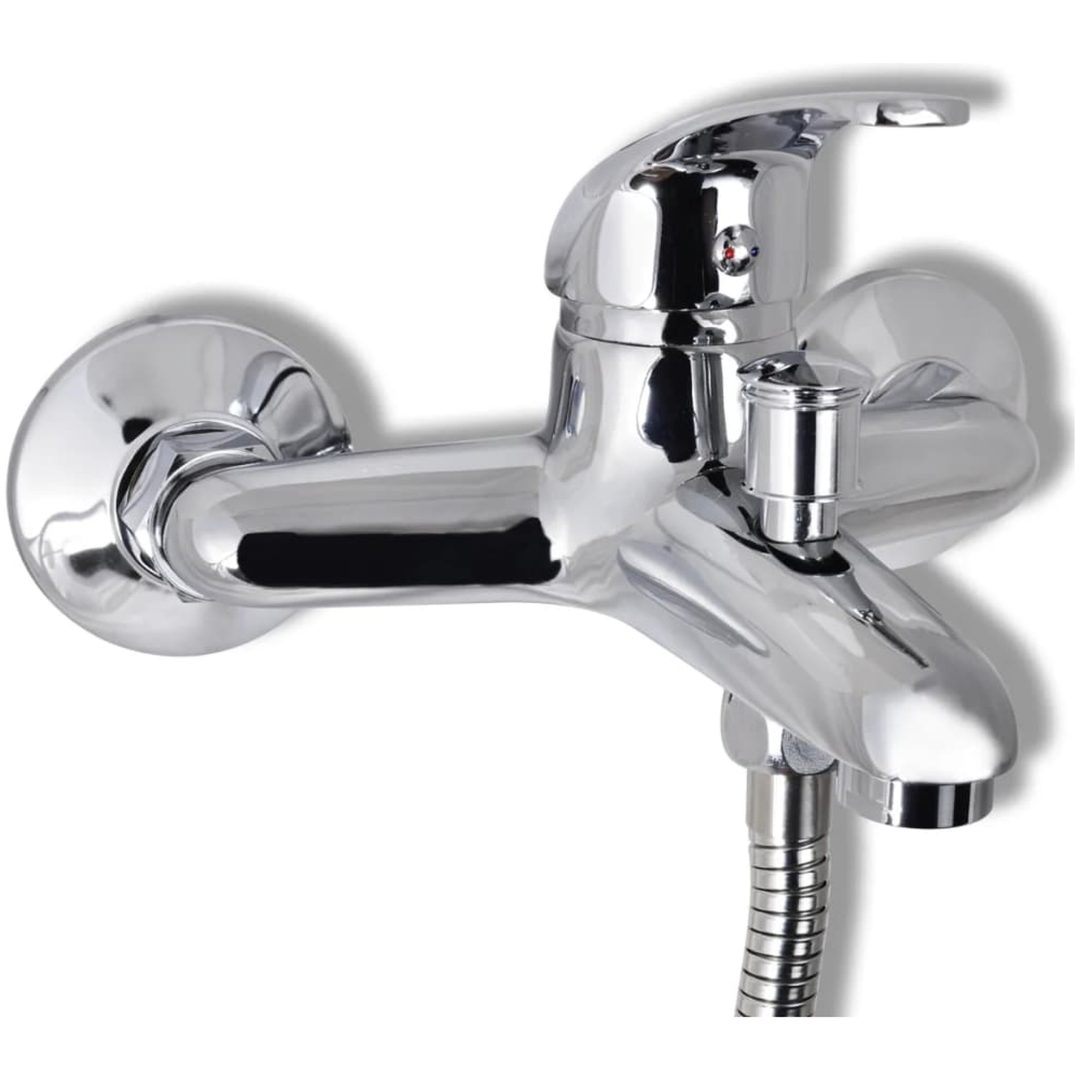 Badkarsblandare med handdusch krom vidaXL – bild 5