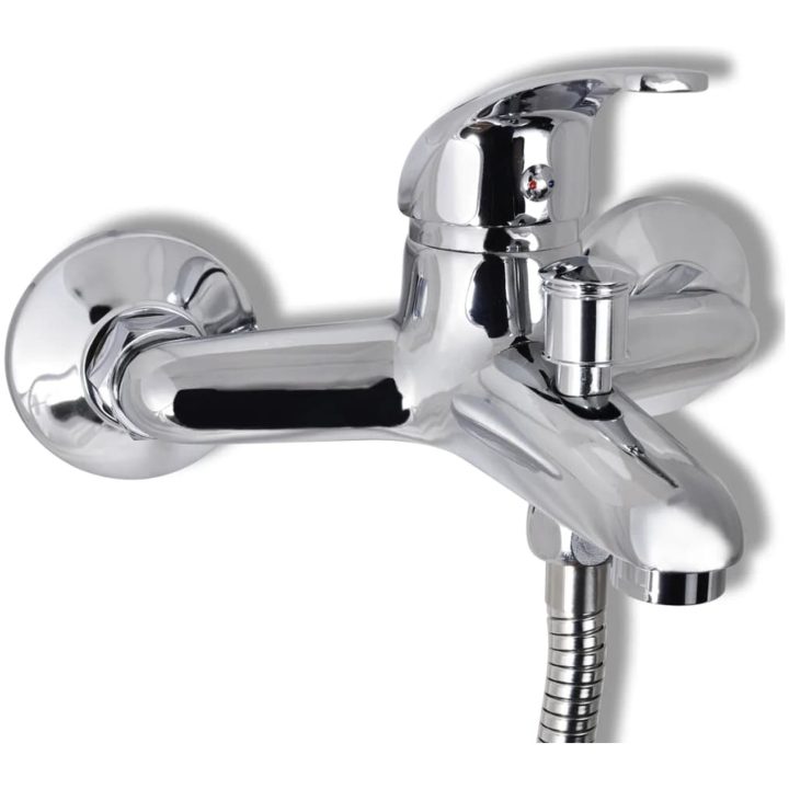 Badkarsblandare med handdusch krom vidaXL – bild 5