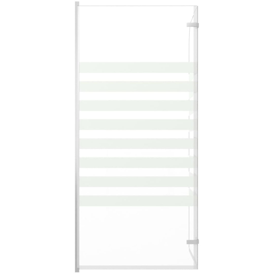 Badkarsvägg 120x140 cm härdat glas randig vidaXL – bild 5