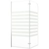 Badkarsvägg 120x140 cm härdat glas randig vidaXL – miniatyr 6