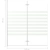 Badkarsvägg 120x140 cm härdat glas randig vidaXL – miniatyr 8