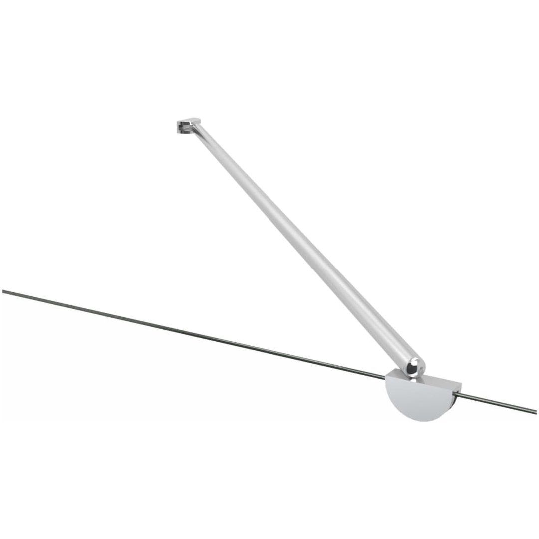 Badkarsvägg 120x68x130 cm härdat glas randig vidaXL – bild 11