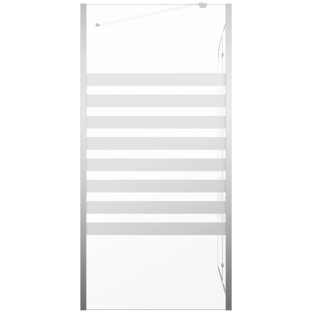 Badkarsvägg 120x68x130 cm härdat glas randig vidaXL – bild 5
