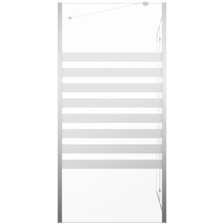 Badkarsvägg 120x68x130 cm härdat glas randig vidaXL – bild 5