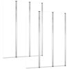 Badkarsvägg 2 st härdat glas transparent vidaXL 104 x 130 cm – miniatyr 2