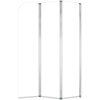 Badkarsvägg 2 st härdat glas transparent vidaXL 104 x 130 cm – miniatyr 8