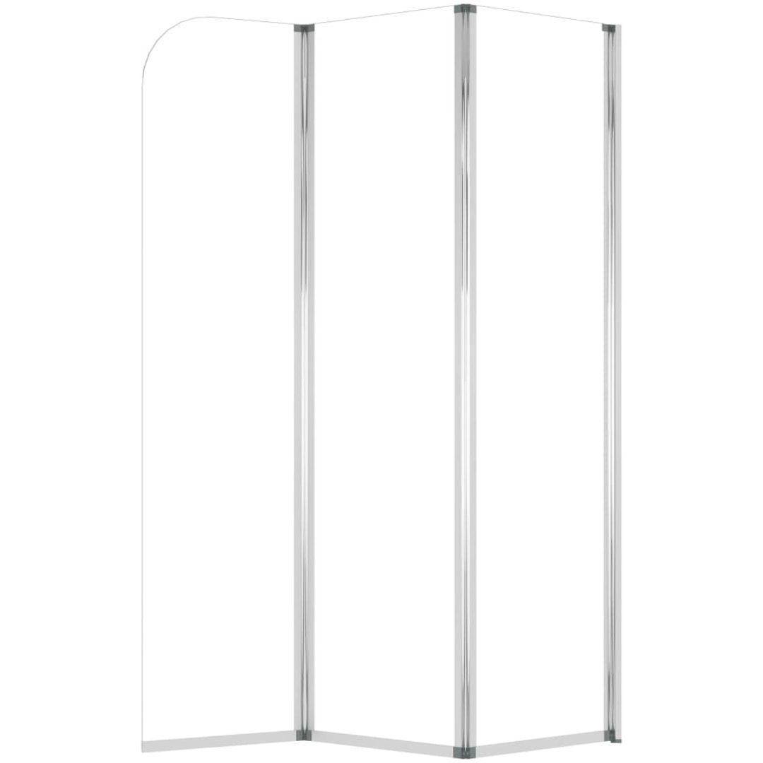 Badkarsvägg 2 st härdat glas transparent vidaXL 104 x 130 cm – bild 8