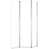 Badkarsvägg 2 st härdat glas transparent vidaXL 104 x 130 cm – miniatyr 9