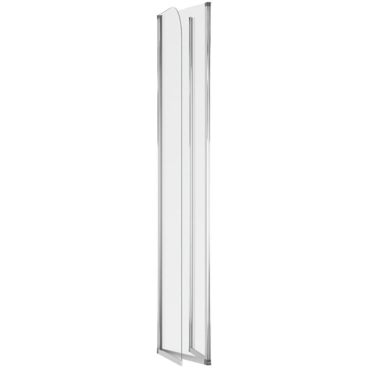 Badkarsvägg 2 st härdat glas transparent vidaXL 104 x 130 cm – bild 10