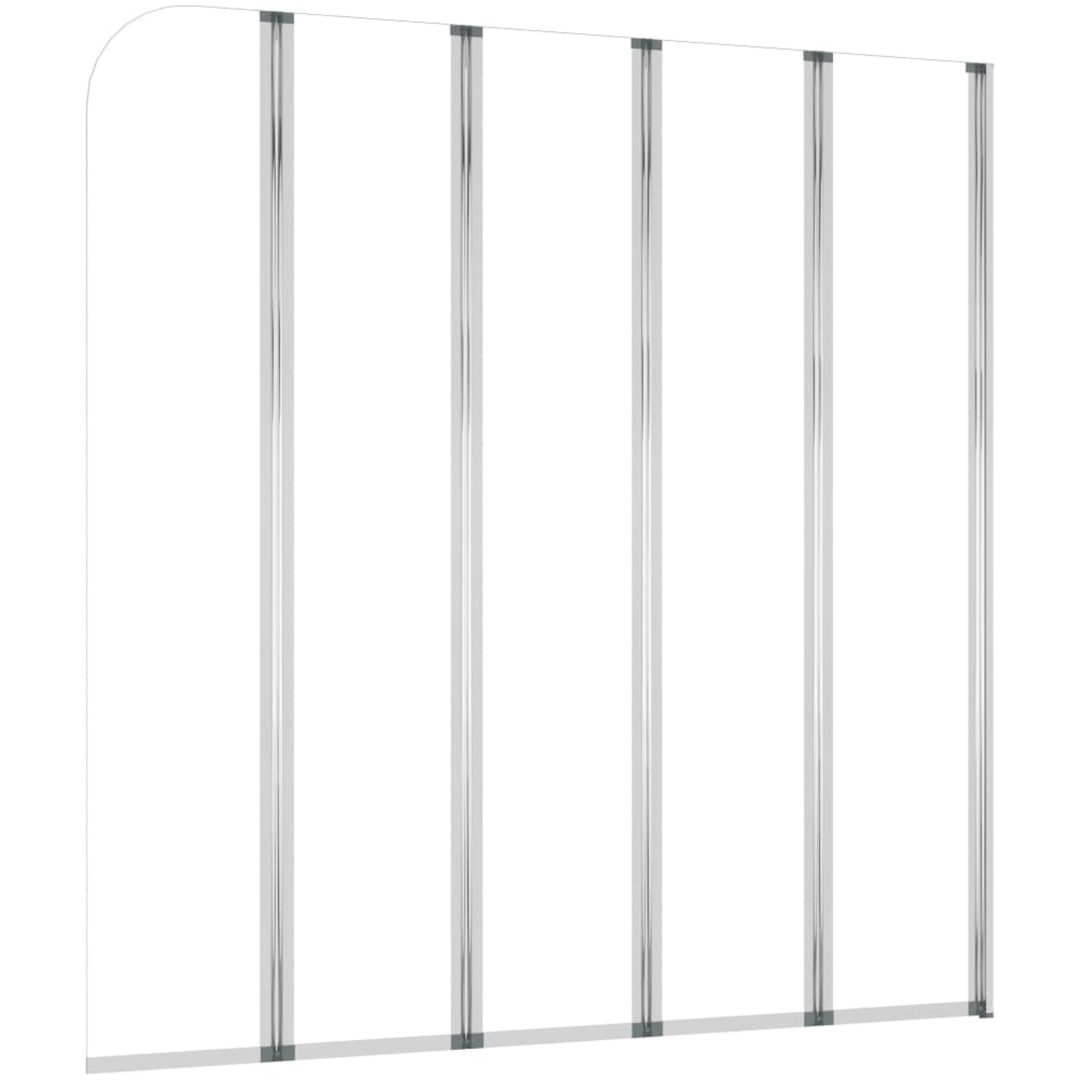 Badkarsvägg härdat glas transparent vidaXL 120 x 140 cm – bild 2