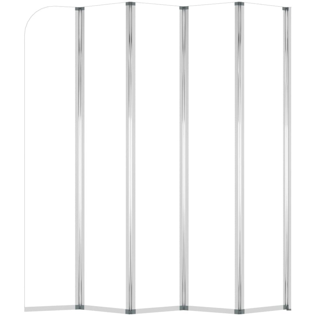 Badkarsvägg härdat glas transparent vidaXL 120 x 140 cm – bild 7