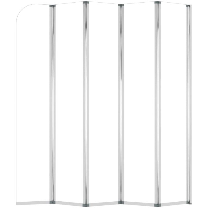 Badkarsvägg härdat glas transparent vidaXL 120 x 140 cm – bild 7
