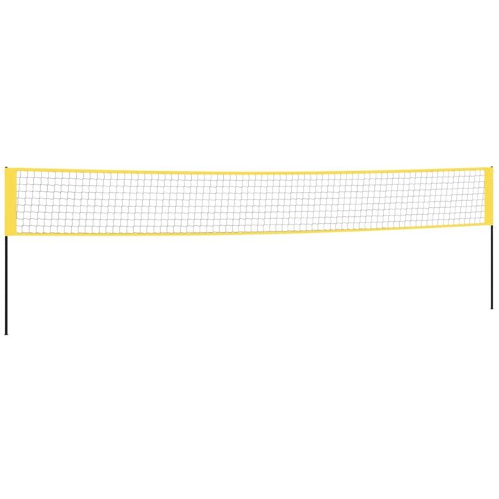 Badmintonnät gul och svart 600x155 cm polyeten vidaXL – bild 2