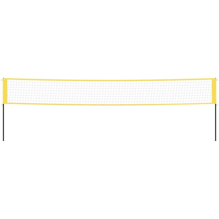 Badmintonnät gul och svart 600x155 cm polyeten vidaXL – bild 3